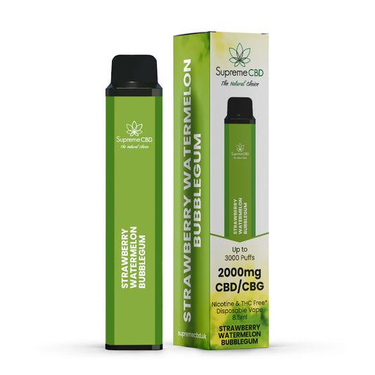 CBD Disposable Vape - Strawberry Watermelon Bubblegum (2000mg)