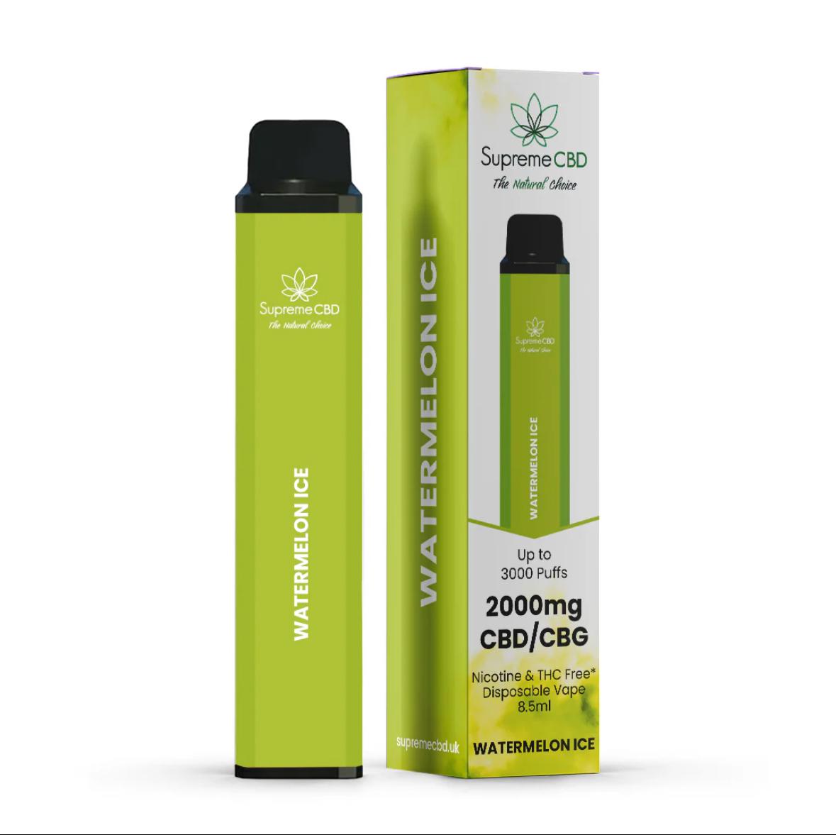 Supreme CBD Vape - Watermelon - 2000mg